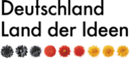 Unter der Schirmherrschaft des Bundespräsidenten wurden wir zu einem von „365 Ausgewählten Orten 2011“ ernannt. Logo Deutschland - Land der Ideen